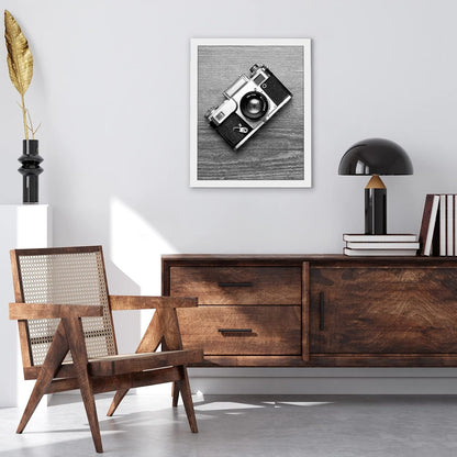 Americanflat 16x20 Picture Frame with Polished Plexiglass - Black Picture Frame - Wide Photo Frames Made of Engineered Wood for Vertical or Horizontal Wall Display - Epic Collection - Black - Colors B