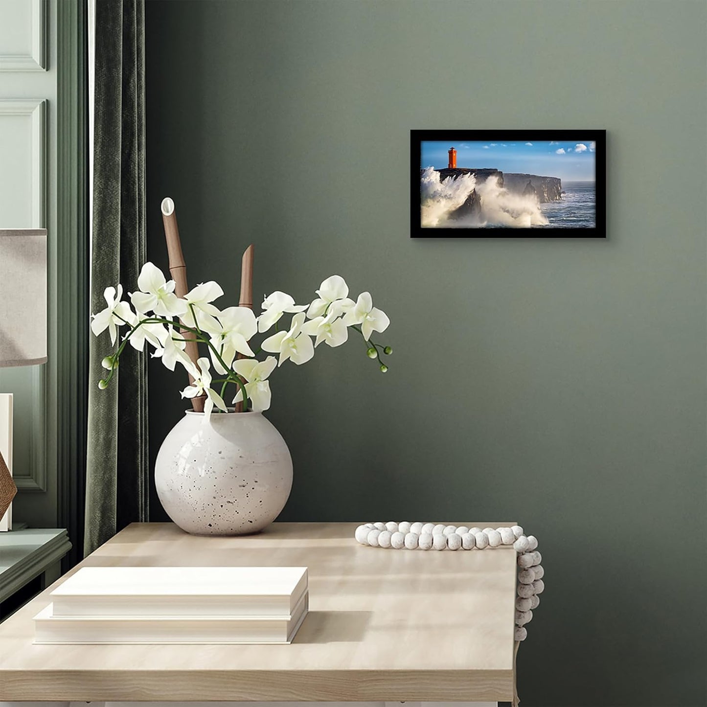 Americanflat 12x18 Poster Frame with Shatter-Resistant Glass - Signature Collection - Gallery-Style Frames Made of Engineered Wood - Photo Frame for Wall Display - Black - Colors B