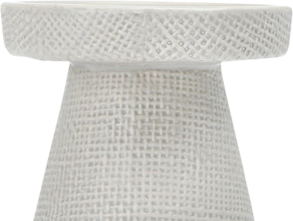 Main + Mesa Stoneware Pillar & Taper Candle Holders, Set of 2