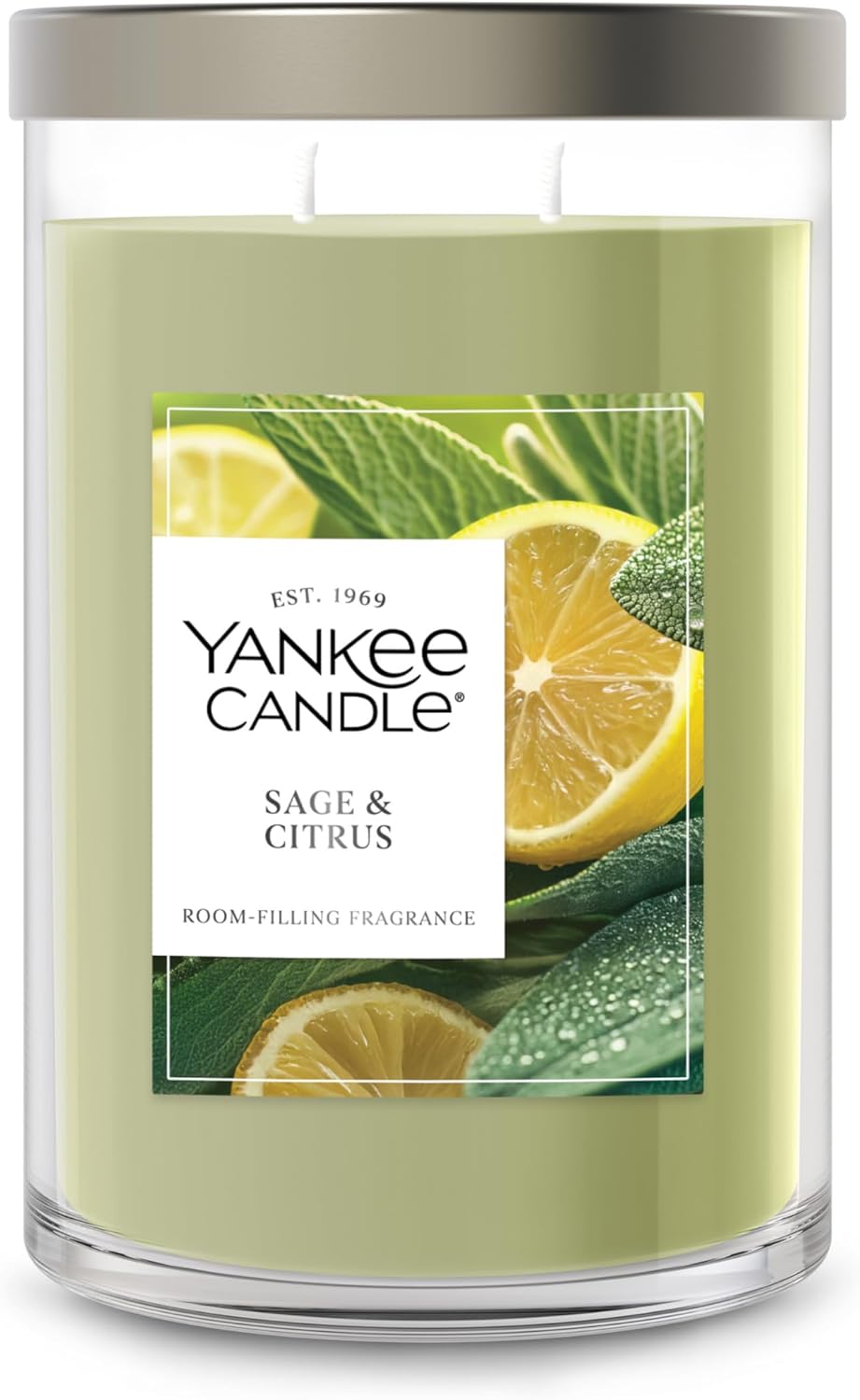 Yankee Candle Large Tumbler Scented Candle with up to 80 Hour Burn Time, Premium Plant Wax Blend for Consistent Burn, 20 oz Tumbler Candle with Room Filling Fragrance, Midsummer's Night