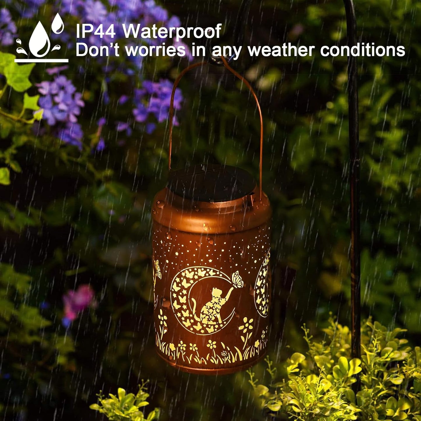 Mothers Day Gifts for Mom Grandma - Birthday Day Gifts for Women, Hummingbird Solar Lantern Outdoor Waterproof, Garden Decor