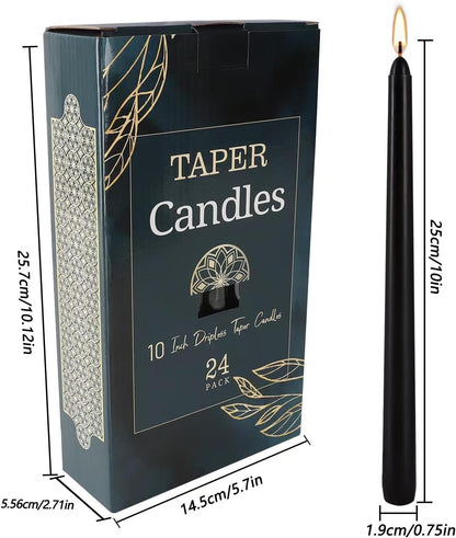 YOROXRG 40 Pack Spell Chime Candles-4 Inch Multi-Colored Taper Candles Sticks-for Home Decor Kitchen Decor Wedding Decoration-10 Colours