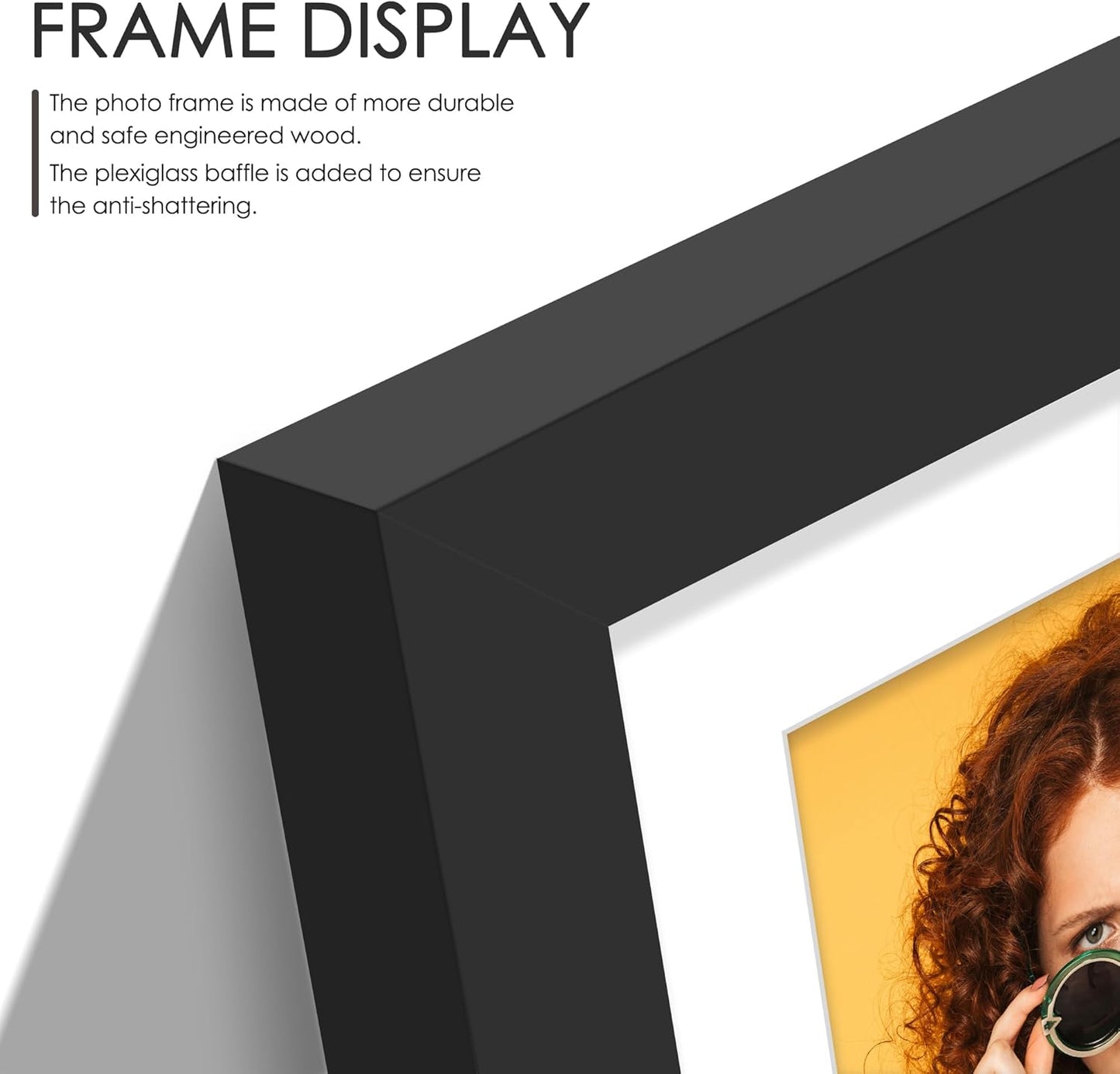 DUENPY 14x26 Collage Picture Frame 4x6 Collage Picture Frame Displays Twelve 4x6 inch Photos Available Horizontal Wall Mounting Display and Vertical Black - Colors A