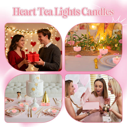 100 Pack Scented Tealight Candles - 4 Hours Burning Lemon Aromatherapy | Valentine's Day Romantic Dinner & New Year Home Decor, Yellow Votive Candles for Wedding, Holiday Gift & Emergency (Yellow)