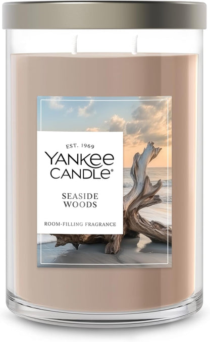 Yankee Candle Large Tumbler Scented Candle with up to 80 Hour Burn Time, Premium Plant Wax Blend for Consistent Burn, 20 oz Tumbler Candle with Room Filling Fragrance, Midsummer's Night