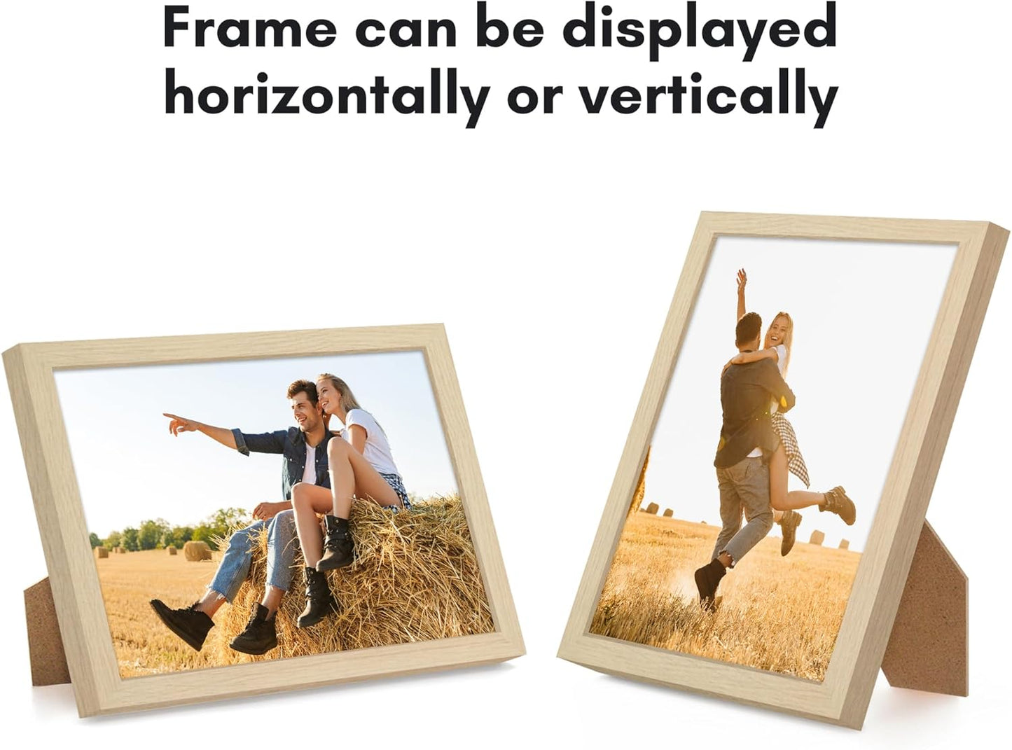 Americanflat 24x36 Poster Frame with Polished Plexiglass - Streamline Collection - Thin Border Picture Frame for Wall Display - Hanging Hardware Included - Black - Colors B