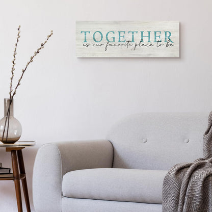 Quotes Wall Decor Enjoy the Little Things Sign Family Wall Signs Canvas Prints Rustic Wooden Wall Art Wood Pictures for Living Room Bedroom Office Home Decor, 6 X 17 Inch Framed