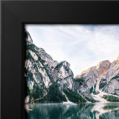 Americanflat 12x18 Poster Frame with Shatter-Resistant Glass - Signature Collection - Gallery-Style Frames Made of Engineered Wood - Photo Frame for Wall Display - Black - Colors B