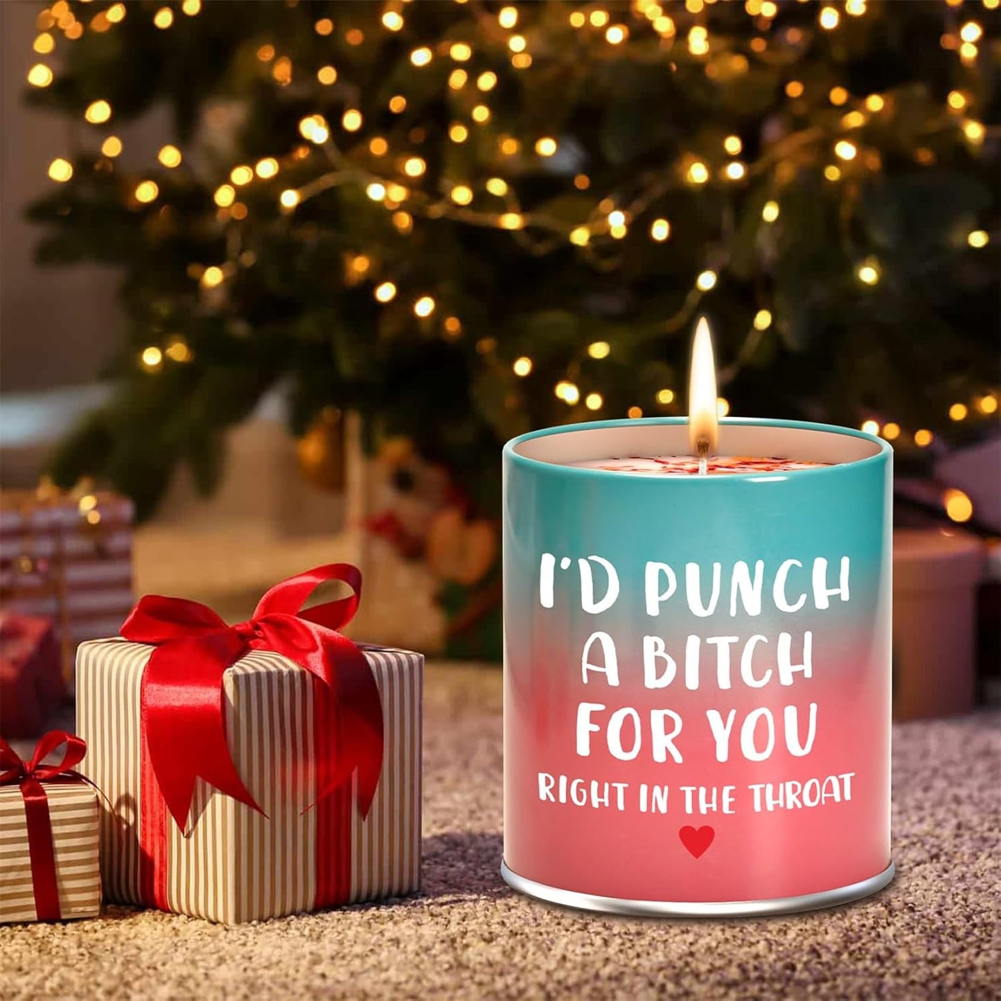 Christmas Birthday Gifts for Women Scented Candle, Valentines Day Gifts for Girlfriend Her, Mothers Day Gift for Mom Wife Sister Friendship White Elephant Stocking Stuffers Presents Funny Ideas Gift
