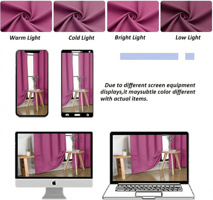 Simplebrand Ava Sage Green Blackout Curtains for Bedroom 63 Inch Length 2 Panels Set, Solid Thermal Insulated Energy Saving Rod Pocket Window Treatment Curtains Blackout Drapes, W40 x L63 Inch, Sage - Colors B