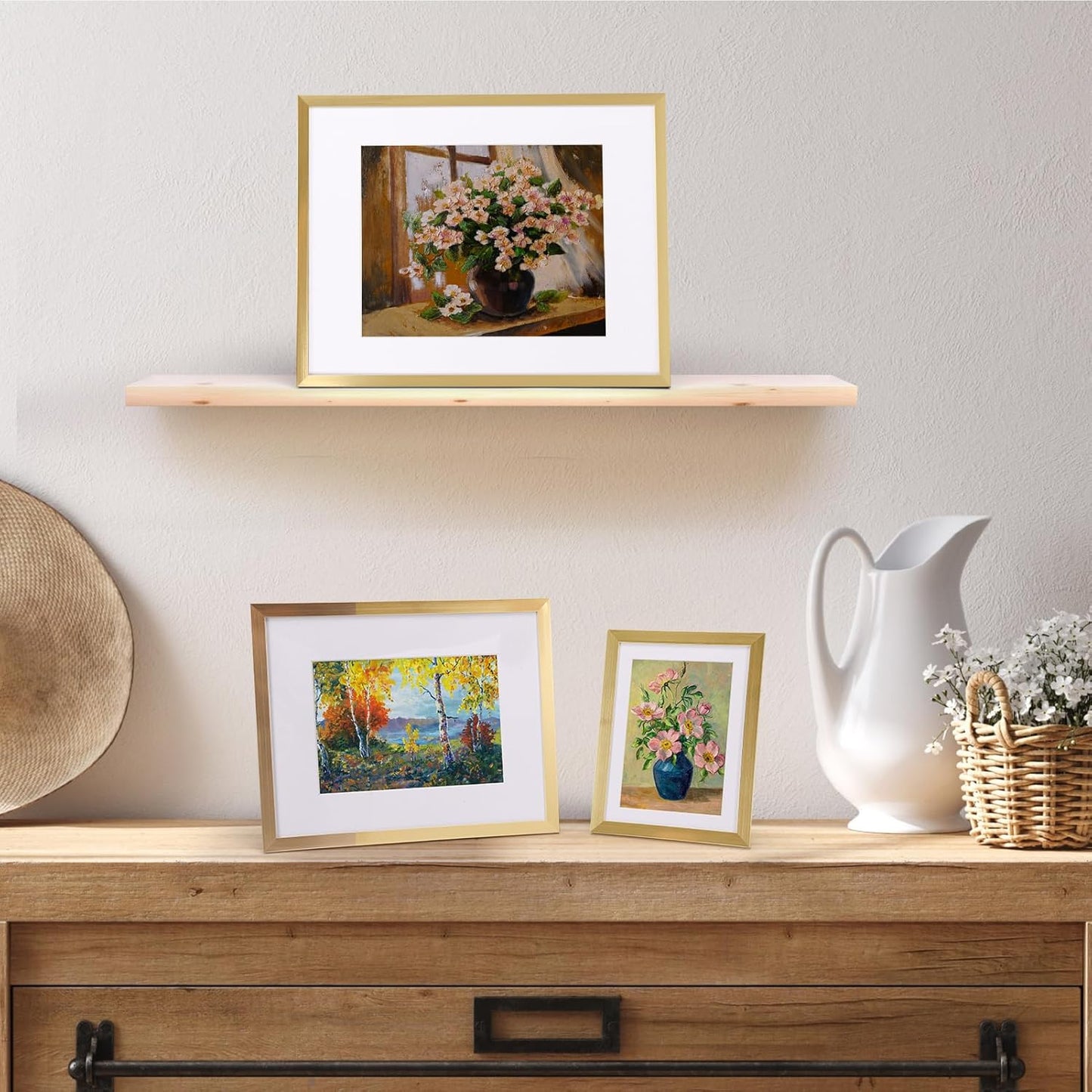 Giftgarden 14 Pack Black Picture Frames Set, 2pcs 11x14 Matted for 8x10, 6pcs 8x10 Matted for 5x7, 6pcs 5x7 Matted for 4x6, Gallery Frame Collage for Wall or Tabletop Display