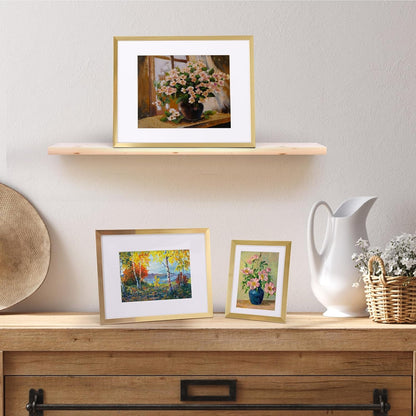 Giftgarden 14 Pack Black Picture Frames Set, 2pcs 11x14 Matted for 8x10, 6pcs 8x10 Matted for 5x7, 6pcs 5x7 Matted for 4x6, Gallery Frame Collage for Wall or Tabletop Display