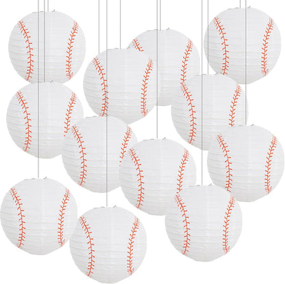 BEISHIDA 10Pcs White Paper Lanterns Decorative Chinese/Japanese Hanging Round Paper Lanterns Lamp for Birthday, Wedding, Christmas, Bridal, Home Decor, Party Decoration(Size of 4”, 6”, 8”, 10”)