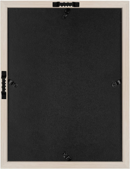 Americanflat 12x16 Shadow Box Frame with Polished Plexiglass - Silhouette Collection - Large Shadow Box Display Case for Tabletop and Wall Display - Black with Soft Felt Back