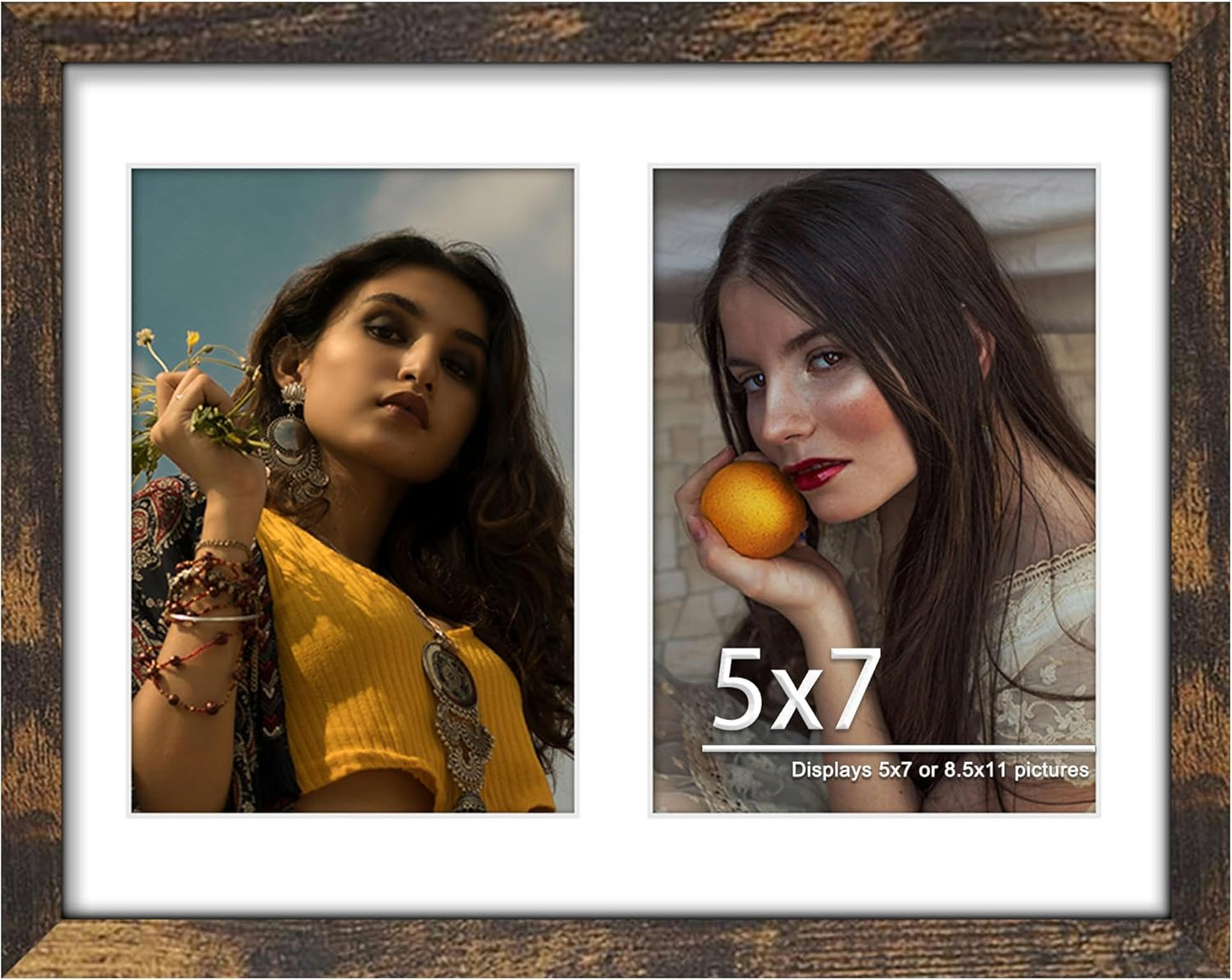 DUENPY 14x26 Collage Picture Frame 4x6 Collage Picture Frame Displays Twelve 4x6 inch Photos Available Horizontal Wall Mounting Display and Vertical Black - Colors B