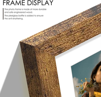 DUENPY 14x26 Collage Picture Frame 4x6 Collage Picture Frame Displays Twelve 4x6 inch Photos Available Horizontal Wall Mounting Display and Vertical Black - Colors B