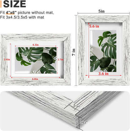 Egofine 12x16 Picture Frame Black, Covered by Plexiglass Made of Solid Wood, Display Pictures 9x12 and 11x14 with Mat or 12x16 Without Mat, for Wall Mounting Photo Frame - Colors B