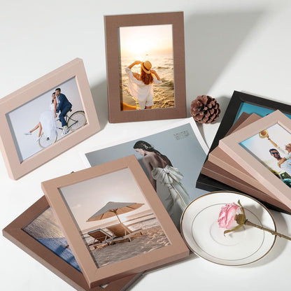 Funtopia Picture Frames, 10 Pack Picture Frames Collage Wall Decor, Gallery Wall Frame Set for Wall or Tabletop Display, Multi-size with 8x10, 5x7, 4x6 Family Photo Frames