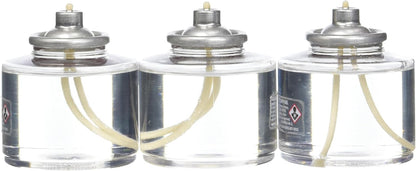 Hollowick Disposable Liquid Candles, 8 Hour, for Use in Glass Votive Tealight Lamp Holders, Restaurant Wedding Table Top Lights, Child Resistant Closures, 90 Pieces, Clear Fuel Oil HD8-90