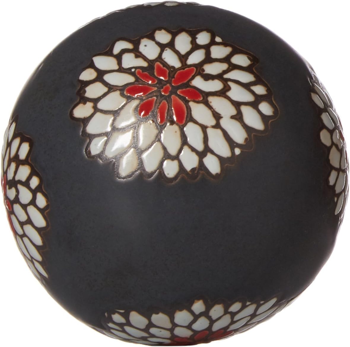 Red Lantern 3" Blue & White Decorative Porcelain Ball Set