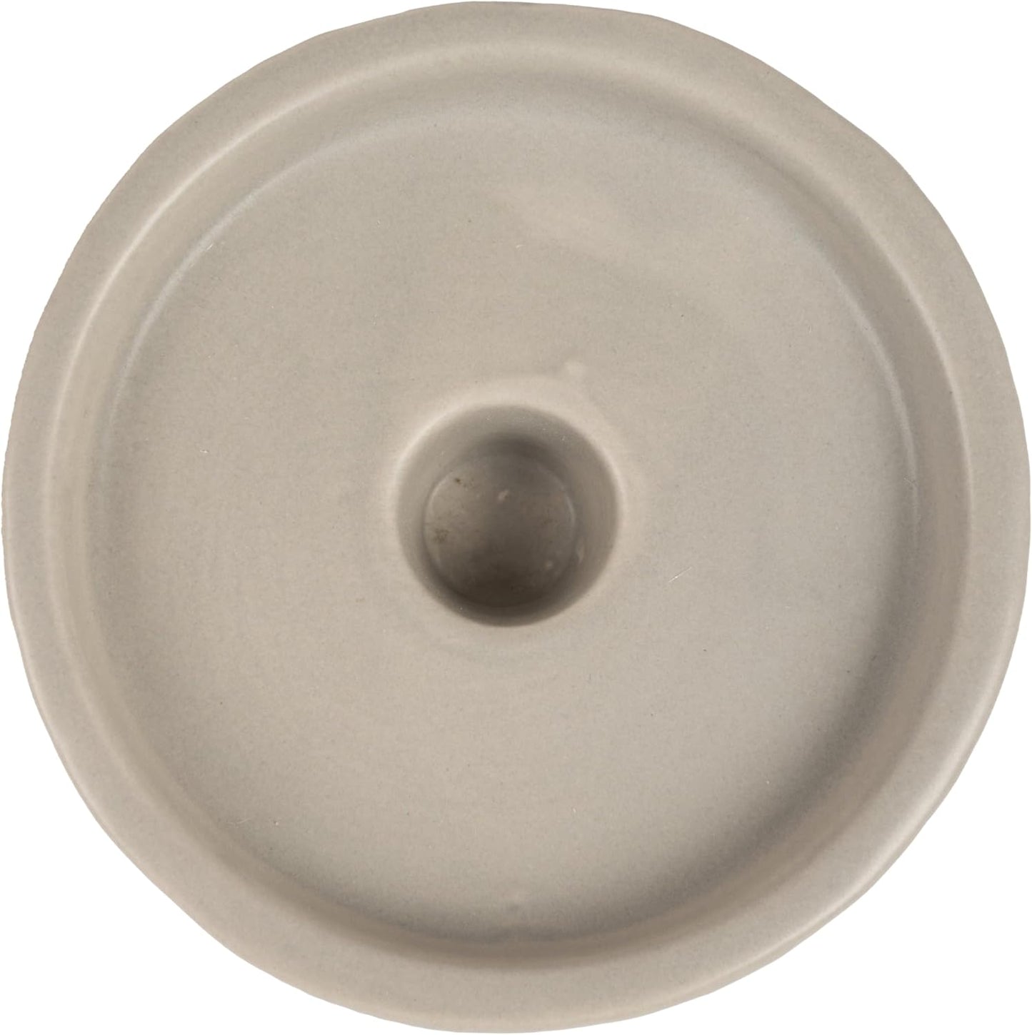 Main + Mesa Stoneware Pillar & Taper Candle Holders, Set of 2