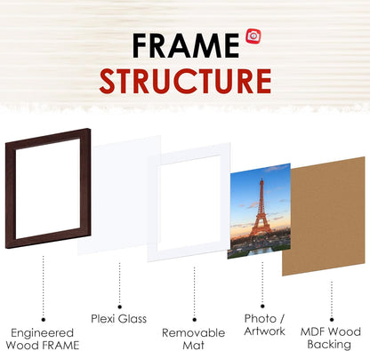 FIXSMITH 10 Pack Picture Frames Collage Wall Decor for Mounting or Tabletop Display, Gallery Wall Frame Set with Two 8x10 Black Frames, Four 5x7 Frames and Four 4x6 Frames, Multi-Pack Photo Frame Set