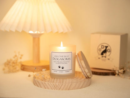Pug Gifts & Decor, Dog Mom Gifts for Women, Dog Farts Candle, Pet Friendly Lavender Scented Candle