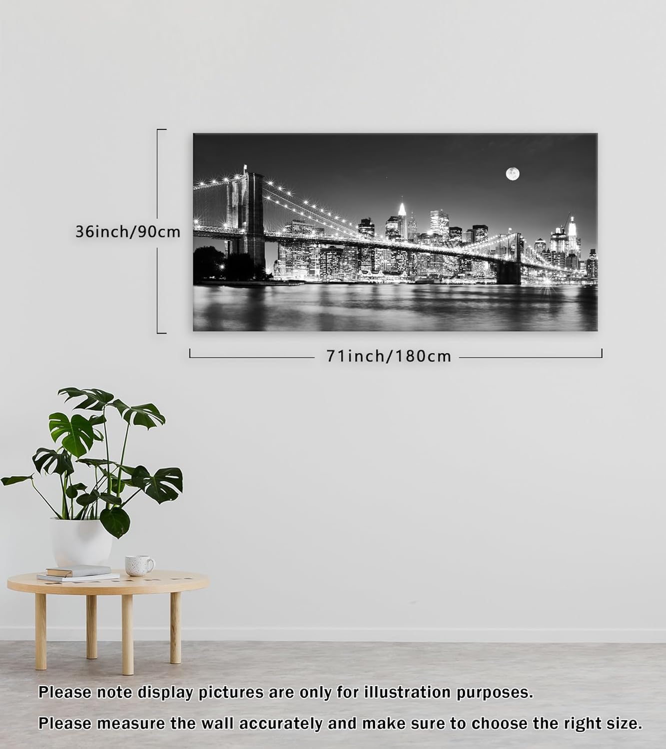 Baisuart S02250 Canvas Prints Wall Art Beach Sunset Ocean Waves Nature Pictures Stretched Canvas Wooden Framed for living Room Bedroom and Office