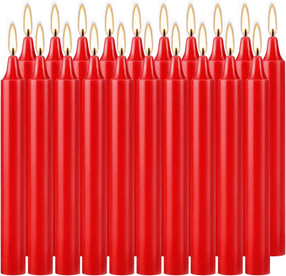 YOROXRG 40 Pack Spell Chime Candles-4 Inch Multi-Colored Taper Candles Sticks-for Home Decor Kitchen Decor Wedding Decoration-10 Colours