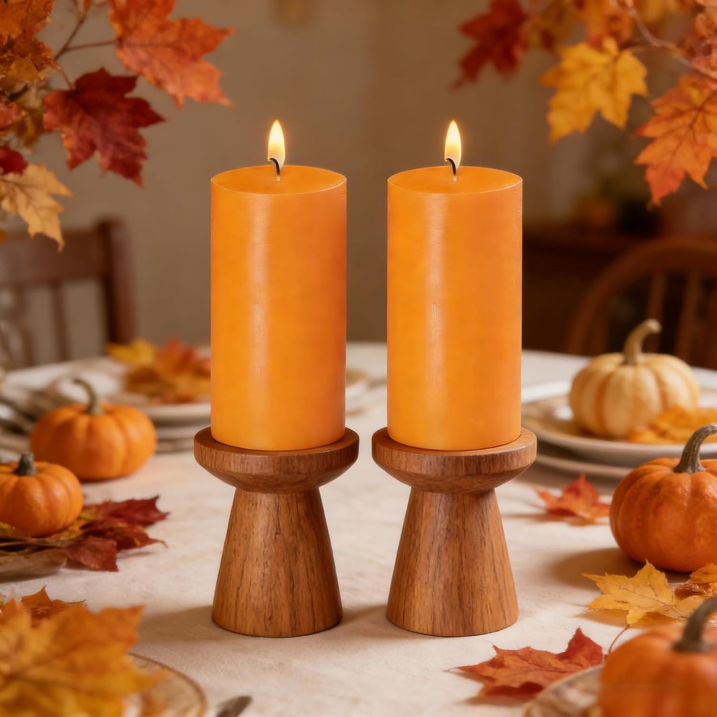 2 Pack 3x6 Inch Sage Green Unscented Pillar Candles - 70 Hour Long Burning Dripless Smokeless Candles for Home Decor Weddings Festivals Spa Meditation