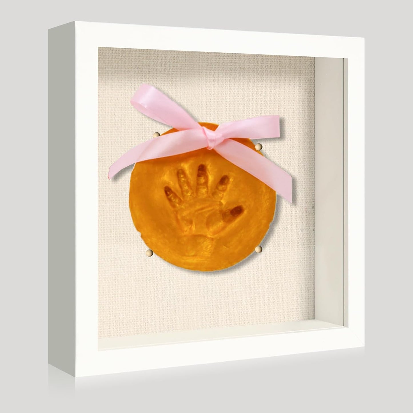 12x16 Large Shadow Box Picture Frame Display Case with Soft Linen Back, White Wooden Memory Shadow Box Frame with Tempered Glass Cover for Wall Display