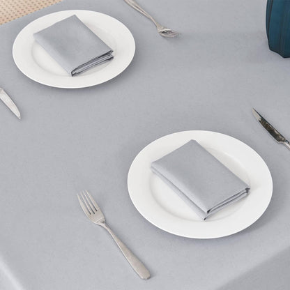 Veblandy Rectangle Tablecloth Waterproof Linen Textured Table Cloth Stain and Wrinkle Resistant Washable, Decorative Fabric Table Cover for Dining, Party and Camping (Sage Green, 52 * 70)