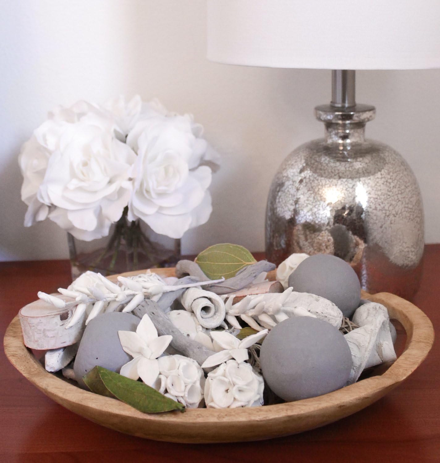 ANDALUCA Secrets of Spring Scented Potpourri | Made in California | Large 20 oz Bag + Fragrance Vial | Notes of Citron, Jasmine and Soft Woods | Floral Spring Home Fragrance
