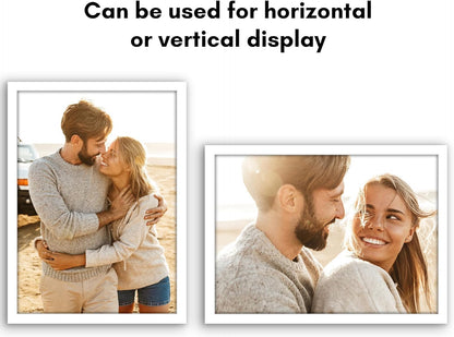 Americanflat 16x20 Picture Frame with Polished Plexiglass - Black Picture Frame - Wide Photo Frames Made of Engineered Wood for Vertical or Horizontal Wall Display - Epic Collection - Black - Colors A