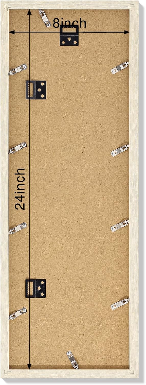 Vittanly 11x14 Collage Picture Frame, Displays 5Pcs 4x6 Pictures with Mat or 1Pcs 11x14 without Mat for Wall Mounting, Picture Frames Collage Wall Decor in Black, 1 Pack