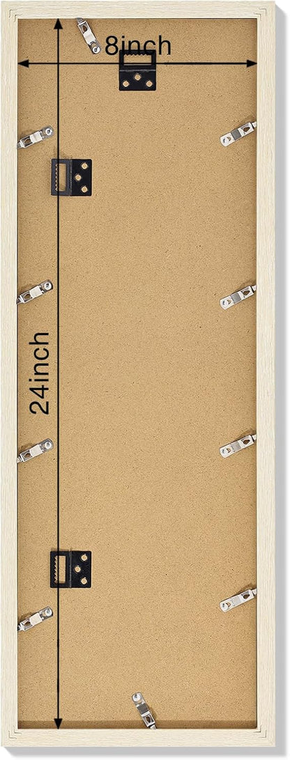 Vittanly 11x14 Collage Picture Frame, Displays 5Pcs 4x6 Pictures with Mat or 1Pcs 11x14 without Mat for Wall Mounting, Picture Frames Collage Wall Decor in Black, 1 Pack