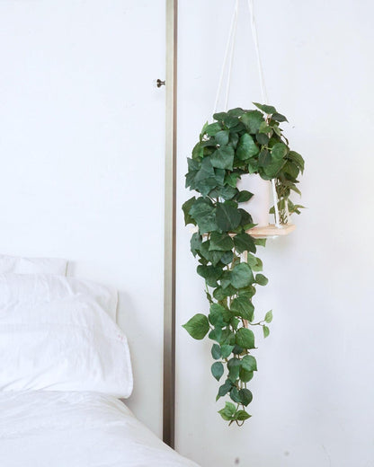 Retrograde 32" Realistic Fake Pothos Ivy Plant for Home Decor Indoor Silk Artificial Plant Large (Light Green)