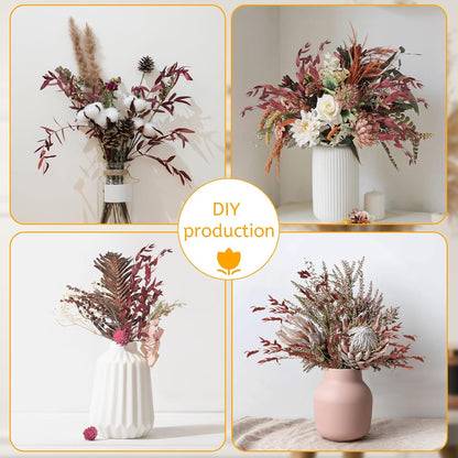 Real Eucalyptus Stems 20PCS Dried Preserved Fresh Eucalyptus Silver Dollar Leaves for Shower - Greenery Branches for Wedding Home Party Vase Filler Spring Decor