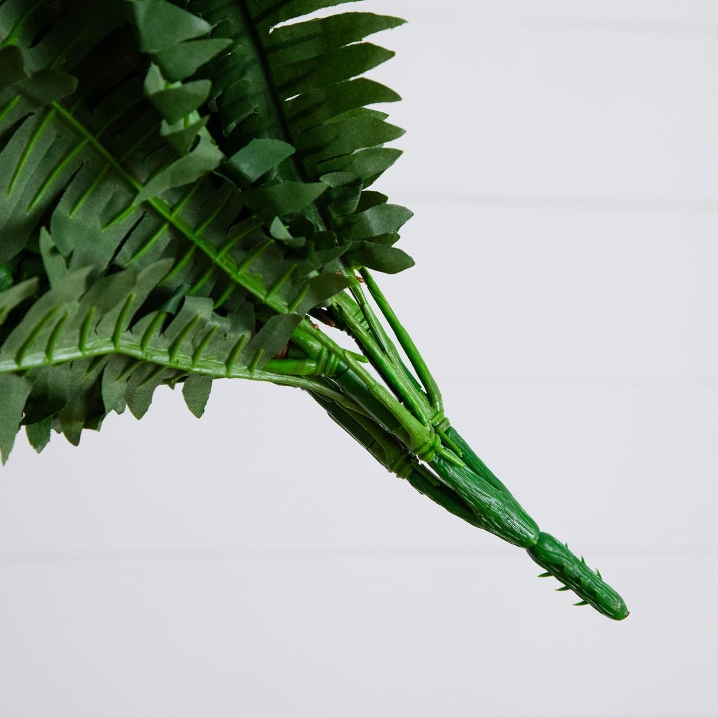 Nearly Natural 48in Artificial Boston Fern (Set of 2), Large Faux Greenery with 67 Lifelike Fronds for Indoor Wall, Shelf, and Home Office Decor