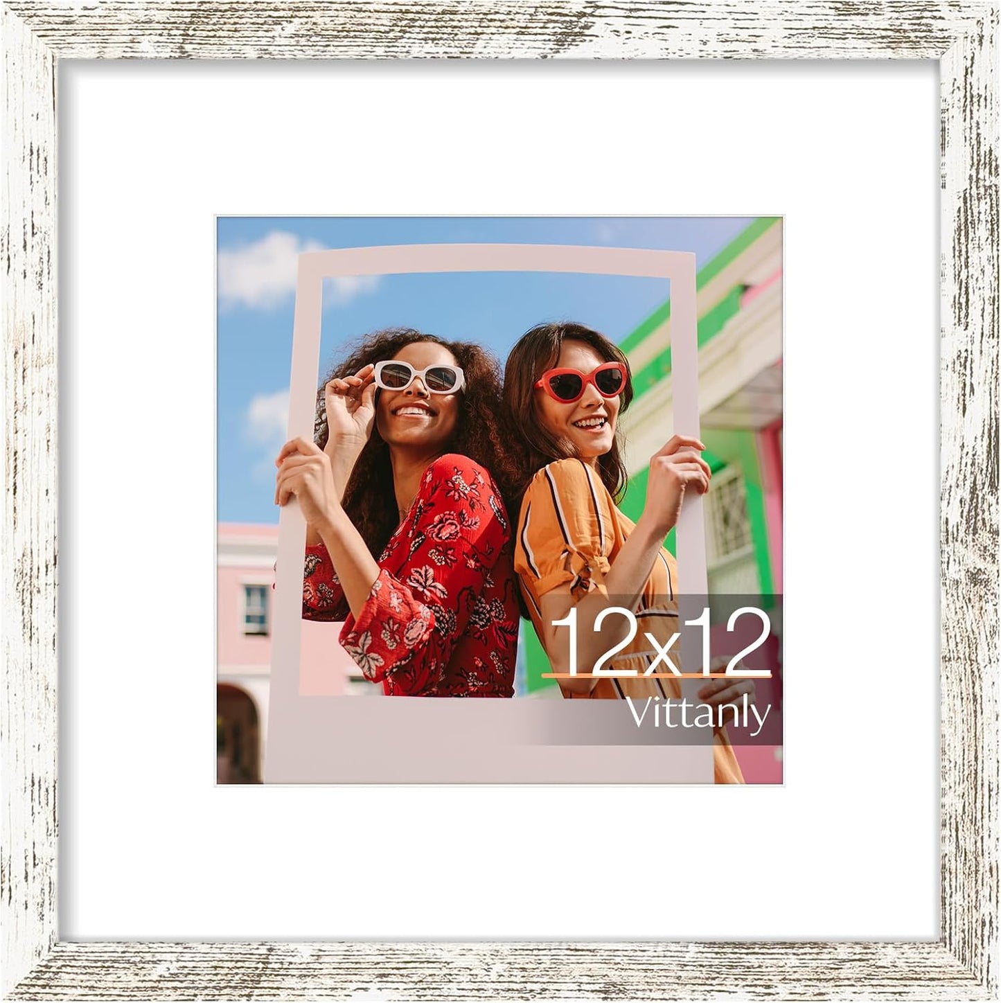 Vittanly 11x14 Picture Frame, Display Pictures 8x10 with Mat or 11x14 without Mat, Photo Frame for Wall Mounting, Black, 1 Pack - Colors B