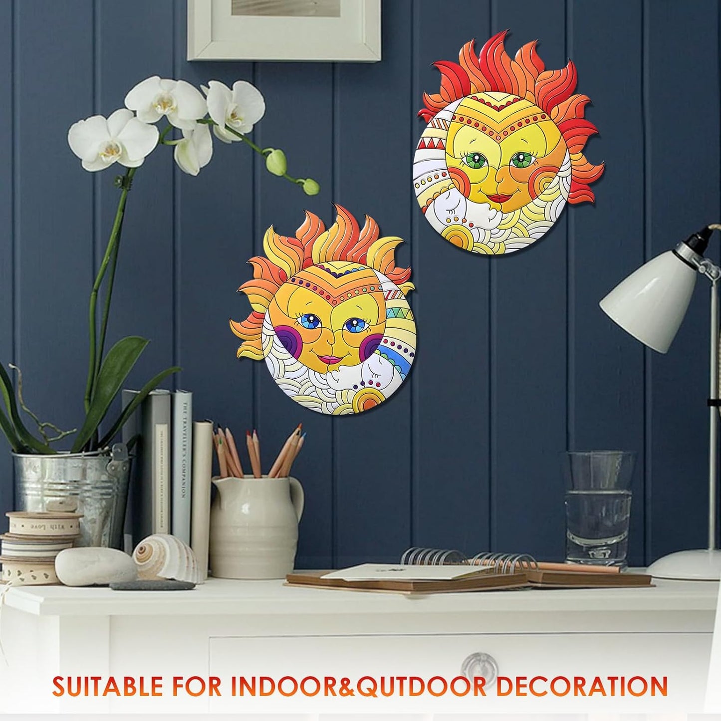 Yungeln Metal Wall Art, 4PCS Metal Bumble Bee Wall Decor, 3D Iron Bee Art Sculpture Hanging Wall Decorations for Outdoor Home Garden