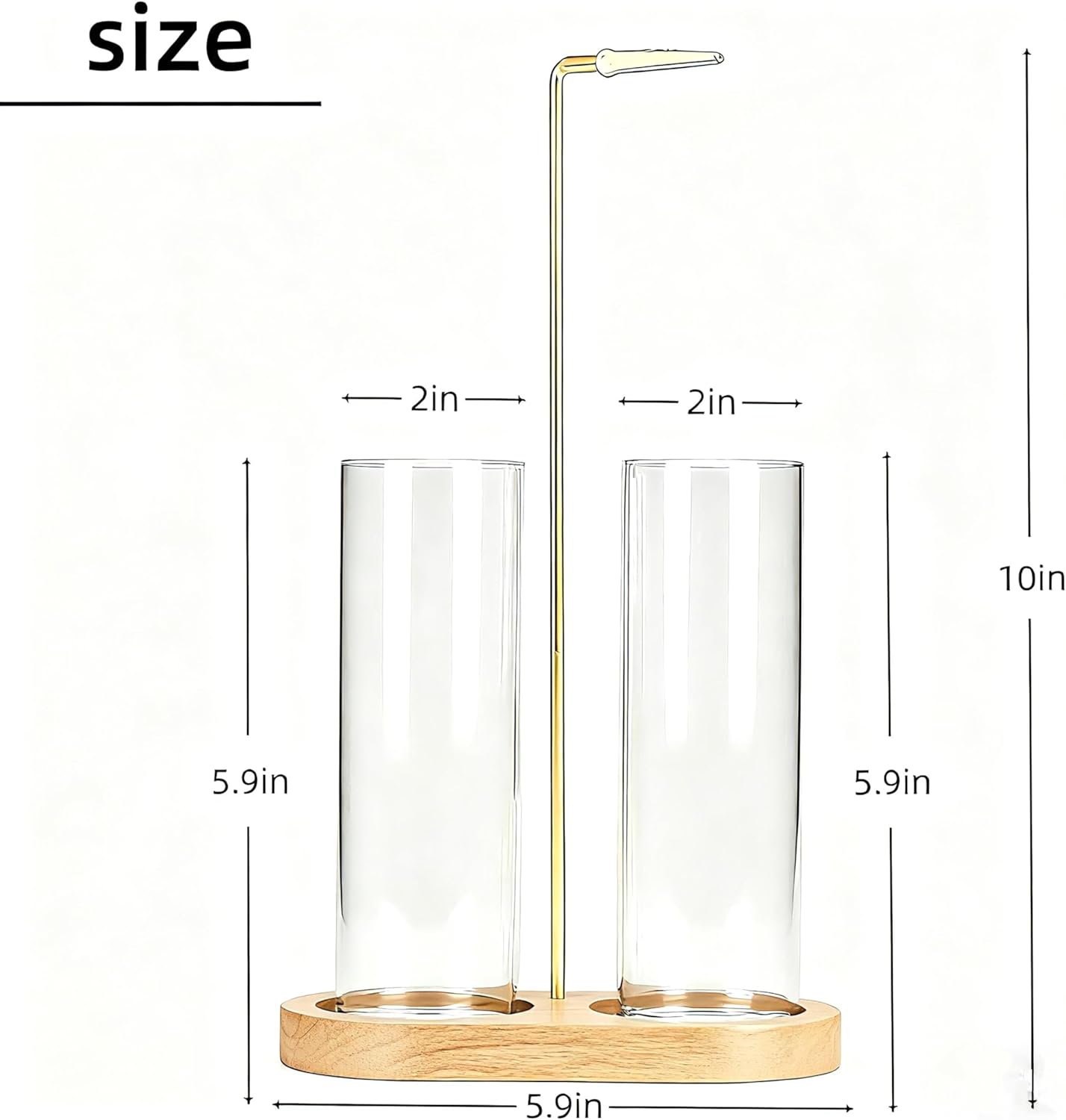 Incense Holder,2 in 1 Incense Sticks Burner Holder with Storage,Hang Upside Down Incense Holder for Sticks with Glass Ash Catcher for Meditation Yoga Spa Room Decor (Brown)
