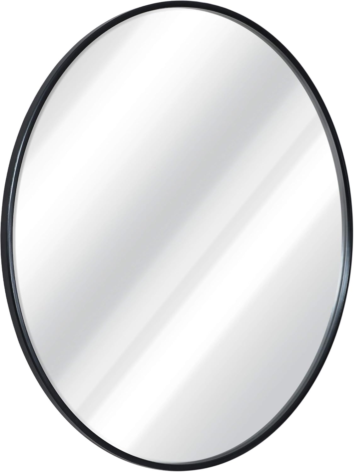 Gold Circle Wall Mirror 24 Inch Round Wall Mirror for Entryways, Washrooms, Living Rooms and More (Gold, 24")