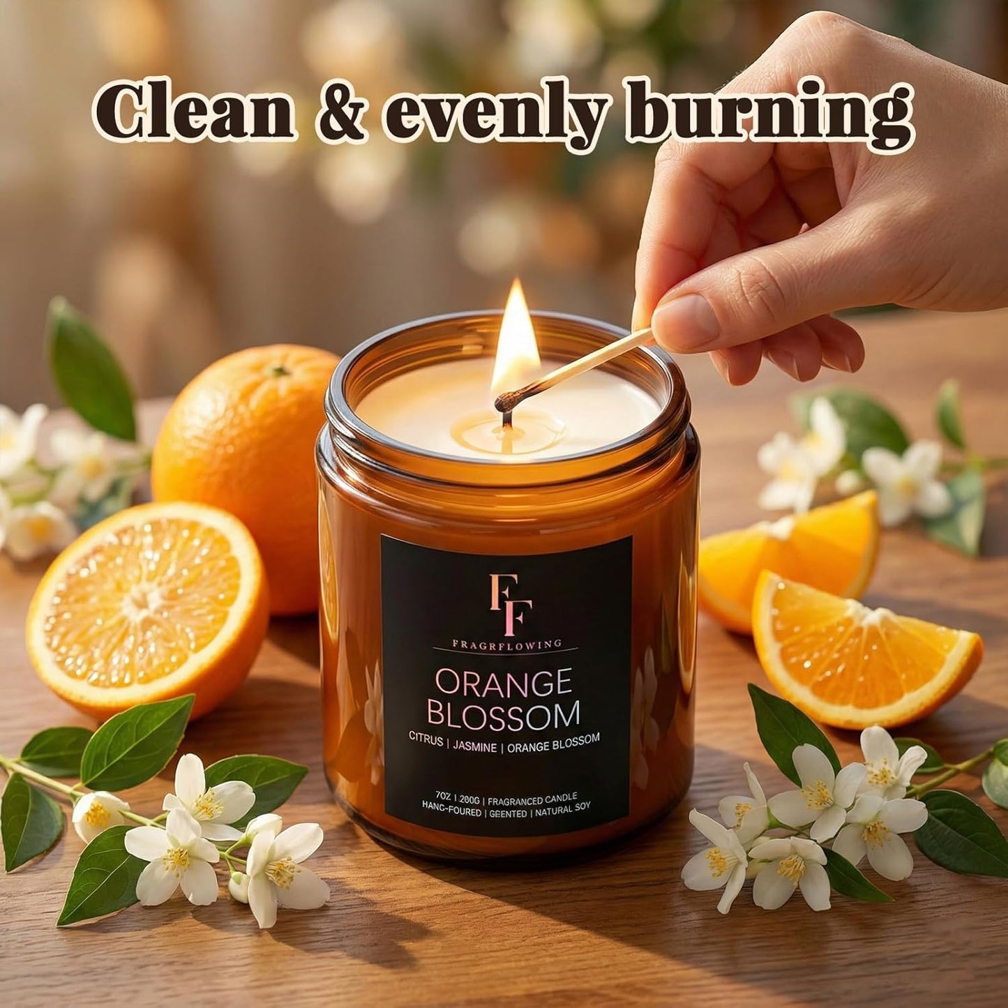 Scented Candles for Home Scented Aromatherapy Candles, 4 Pack 28 Oz Soy Wax Candle Gift Set Valentine's Day Gift for Women Men (Lavender/Vanilla//Sandalwood Rose/Moroccan Amber)