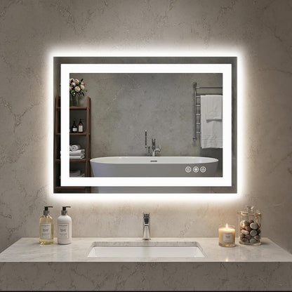NEWBULIG 20IN Round Bathroom Wall Mirror, Modern Vanity Mirrors for Over Sink, HD Glass Decorative for Entryway, Bedroom & Living Room, Gold