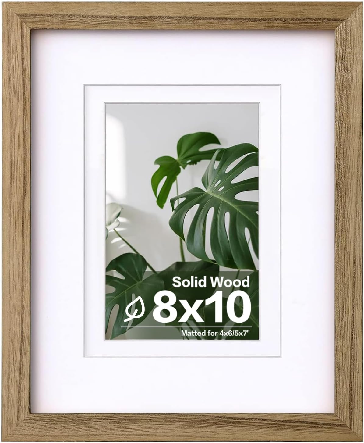 Egofine 12x16 Picture Frame Black, Covered by Plexiglass Made of Solid Wood, Display Pictures 9x12 and 11x14 with Mat or 12x16 Without Mat, for Wall Mounting Photo Frame - Colors A