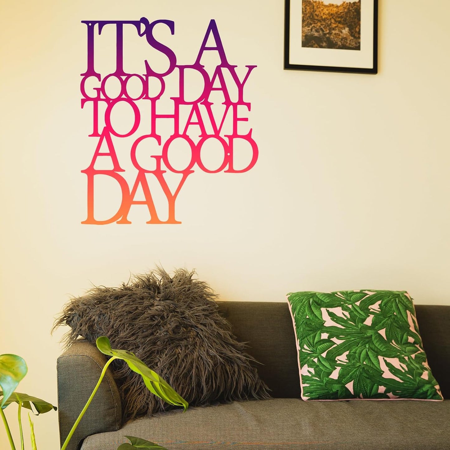 Benziso Motivational Metal Wall Art Inspirational Wall Decor Positive Quotes Wall Decor for Office Living Room Encouragement Gifts