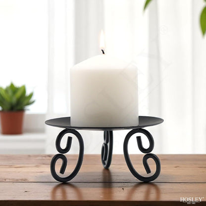 Hosley 2x3 High Pillar Candles, Set of 6. White, Unscented. Bulk Buy. Ideal for Wedding, Emergency Lanterns, Spa, Aromatherapy, Party, Reiki, Candle Gardens O4