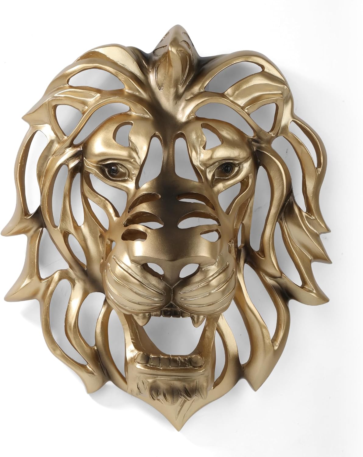 UITWMKTG 5 Pack Animal Head Wall Decor Gold Wall Sculpture Home Decor for Office Bedroom Modern Decor for Men Women