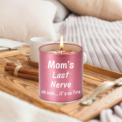 Gifts for Mom Birthday from Daughter Son, Christmas Stocking Stuffers Gifts for Mom Present Mothers Day Great ldeas Funny Unique New Mother Thanksgiving Adoptive 9oz Scented Candle